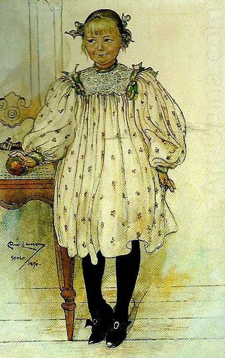 portratt av martha winslow, Carl Larsson